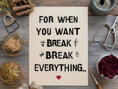 For When You Want To Break Everything blog terapia casamae369 qualidadenvida
