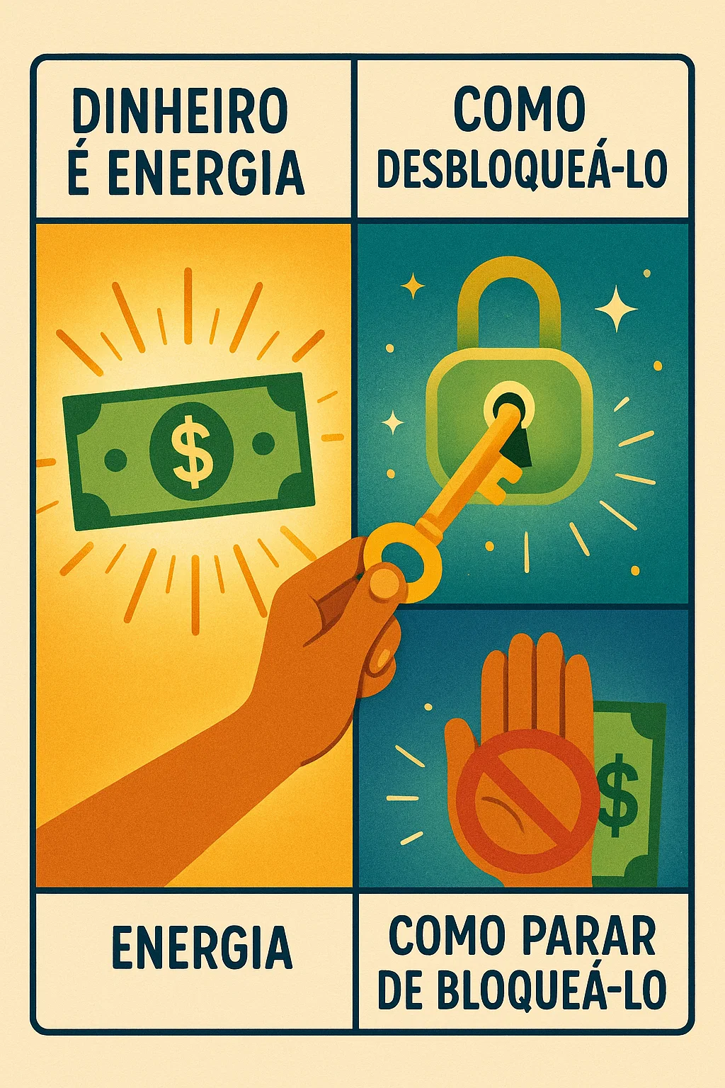 O Dinheiro é Energia: Como Parar de Bloqueá-lo sem Perceber. casamae369 blog terapeutico qualidadenvida