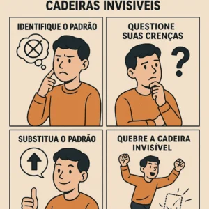 Como Reprogramar Padrões Mentais Que Te Sabotam: O Guia Definitivo Para Quebrar Cadeiras Invisíveis